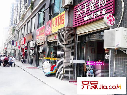 愛情公寓商業(yè)街實景圖（2014.10.22）