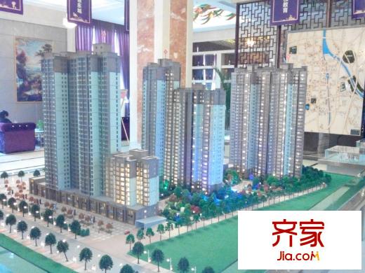 攬盛?金廣廈沙盤圖（攝于2013年10月31日）