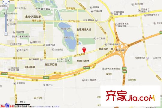 曲江玫瑰園電子地圖