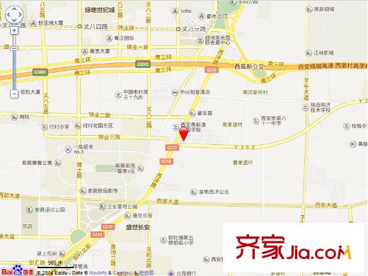 萬(wàn)科高新華府電子地圖