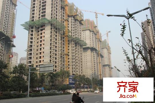 世茂都一期施工進度（攝于2015.10.21）