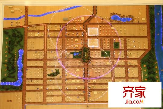 保利?拉菲公館區(qū)位圖（攝于2015.10.21）