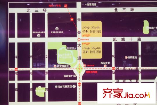 保利?拉菲公館區(qū)位圖