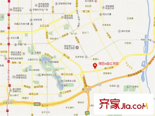 錦園?曲江龍邸電子地圖