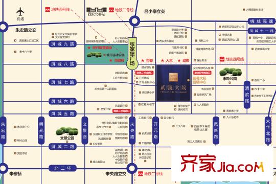 貳號大院區(qū)位圖