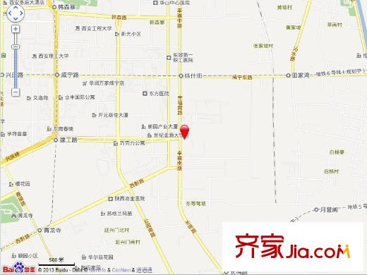 華清學(xué)府城電子地圖