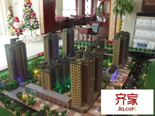 西岸國際花園沙盤（攝于2013年3月）