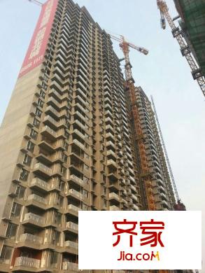 萬科?幸福里1號樓石膏粉刷至12層，找角補(bǔ)縫至10層