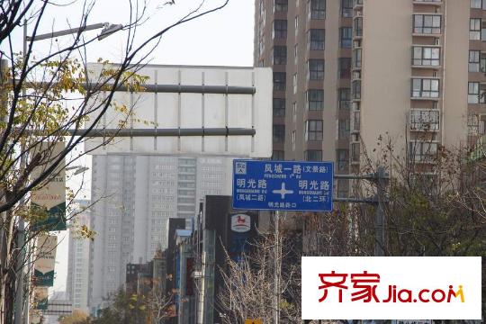 城市?錦上周邊配套門(mén)口路牌