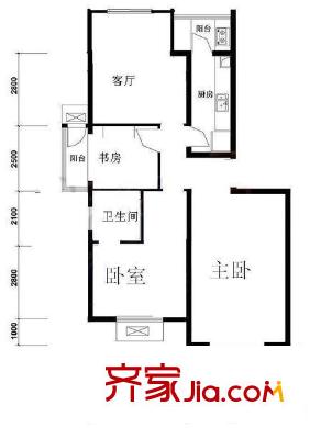 東方雅苑 3室 戶型圖