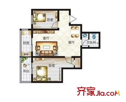 西安 泰祥花園 戶型圖