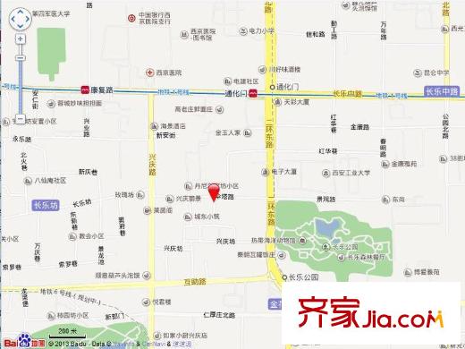建行傘塔路一號(hào)院交通圖 