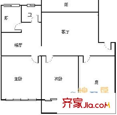 煤航家屬院 戶型圖