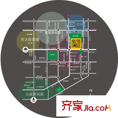 泰華紫落瀾庭交通圖