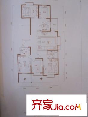 蔚藍(lán)觀園戶型圖四室兩廳兩衛(wèi) 