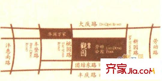 蔚藍(lán)觀園交通圖