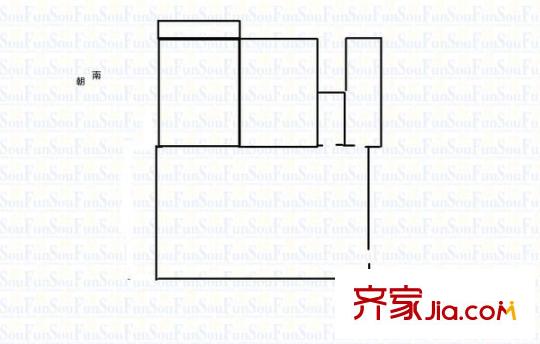 長(zhǎng)慶興樂(lè)園 2室 戶型圖