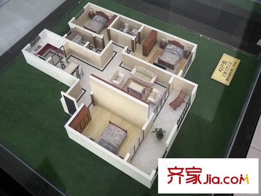 皇山花園A2戶型 3室2廳2衛(wèi)1廚