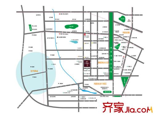 永和?璞玉區(qū)位圖