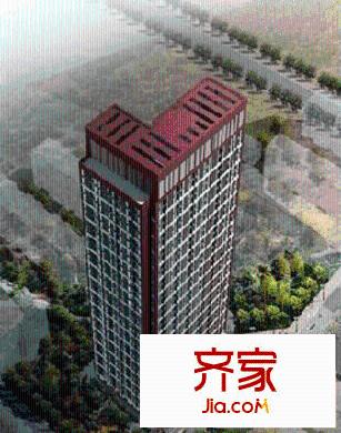 皇城西岸外景圖鳥瞰圖