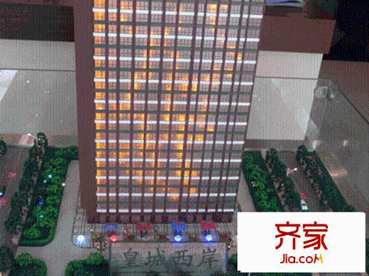 皇城西岸實(shí)景圖沙盤