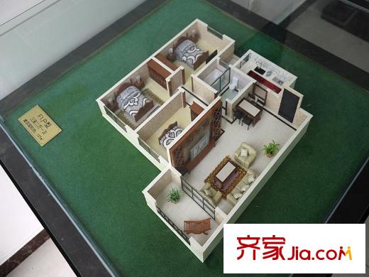 皇山花園F戶型 3室2廳1衛(wèi)1廚