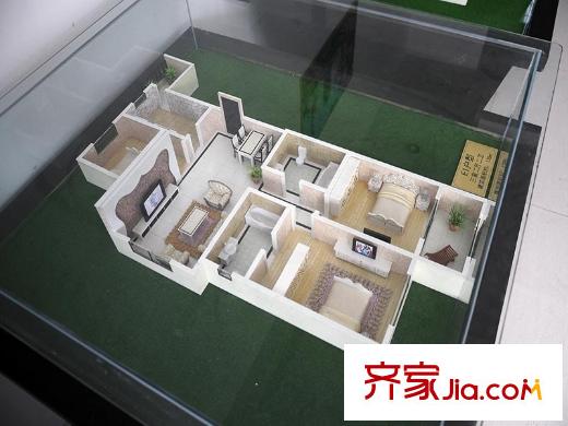 皇山花園E1戶型 3室2廳2衛(wèi)1廚
