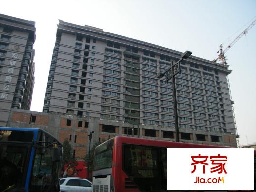 宏府嘉會公寓實景圖施工進度圖（2010年11月）