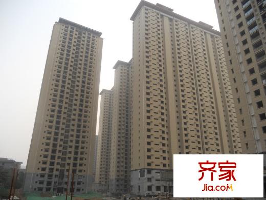 上和城4#樓、一期工程進(jìn)度（2013.10）