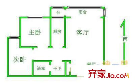 陽光公寓 戶型圖