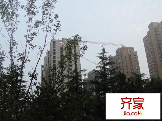 萬科金域華府實(shí)景圖5#樓工程進(jìn)度（2013.10）