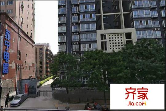 晚報(bào)家屬院外景圖 