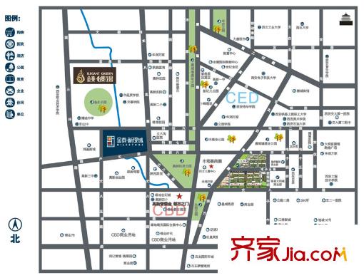 金泰?新理城區(qū)位圖