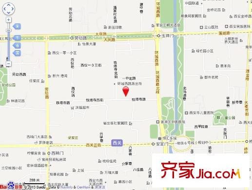 皇城西岸交通圖