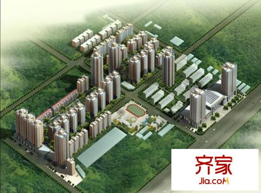 世紀(jì)錦繡外景圖鳥瞰圖