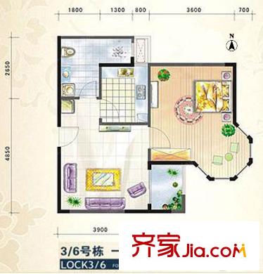 西安 世紀(jì)錦繡 戶型圖