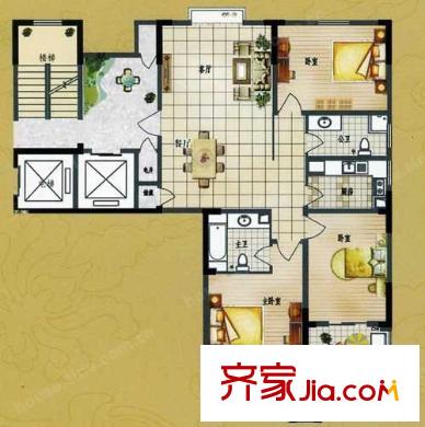 西安 世紀(jì)錦繡 戶型圖