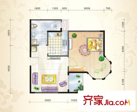 西安 世紀(jì)錦繡 戶型圖