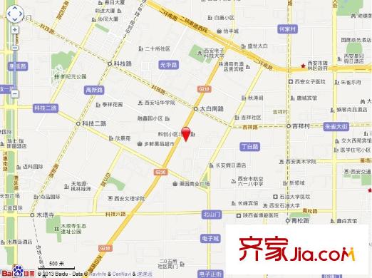 陽光公寓交通圖