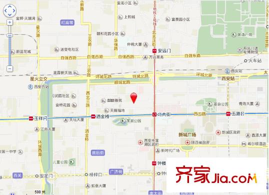 金科天籟城交通圖 
