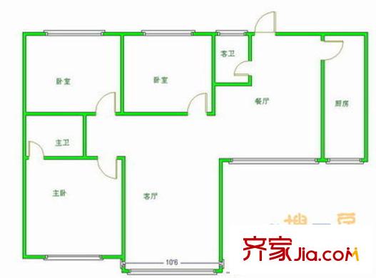 金科天籟城 戶型圖