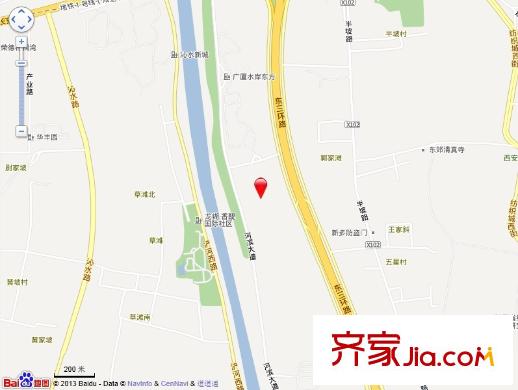 檀香園交通圖