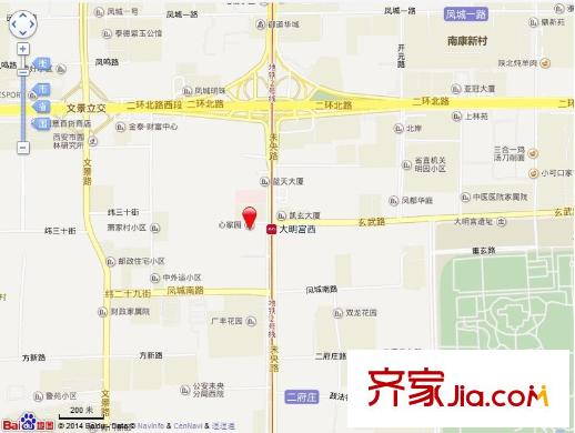 天和人家心家園交通圖  