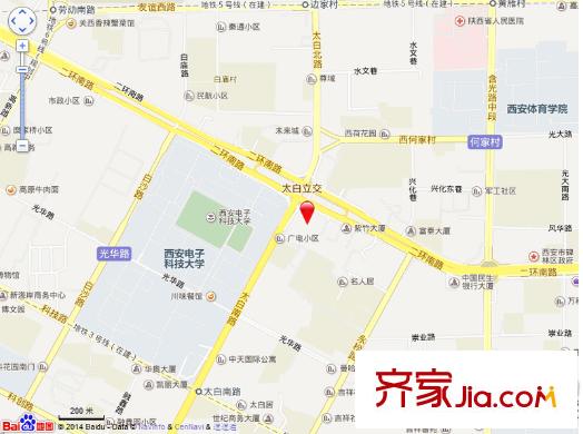 晚報(bào)家屬院交通圖 