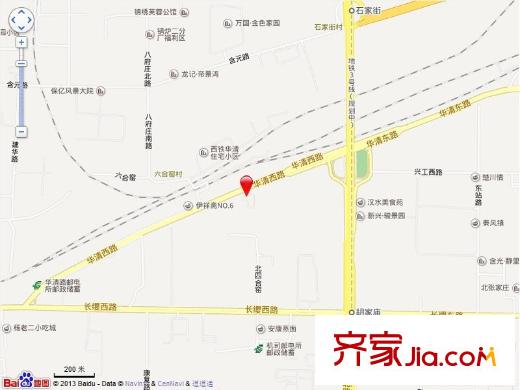 陜建機(jī)六社區(qū)交通圖