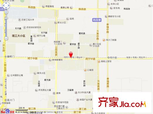 簡愛公寓交通圖 