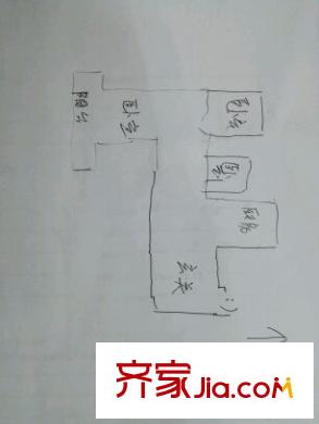 市政府小區(qū) 3室 戶型圖