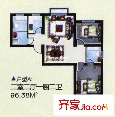 湯峪湖溫泉水鎮(zhèn) 戶型圖