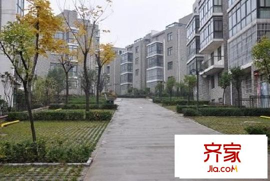 湯峪湖溫泉水鎮(zhèn)外景圖 