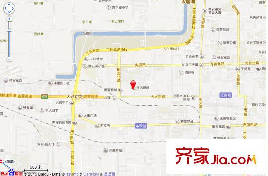 世紀(jì)錦繡交通圖西安  